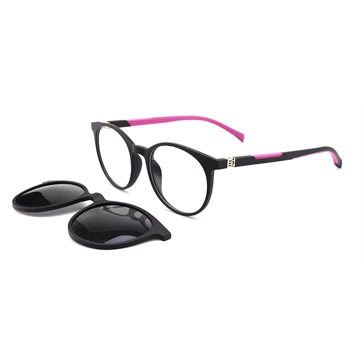 Kính treo phân cực tròn TR frame TAC kính râm trẻ em Kính treo phân cực tròn TR frame TAC kính râm trẻ em