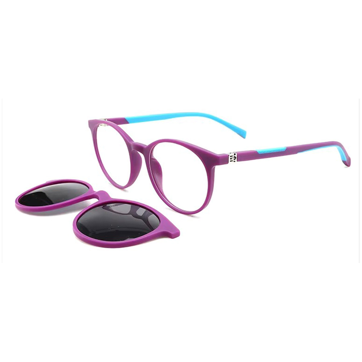 Kính treo phân cực tròn TR frame TAC kính râm trẻ em Kính treo phân cực tròn TR frame TAC kính râm trẻ em