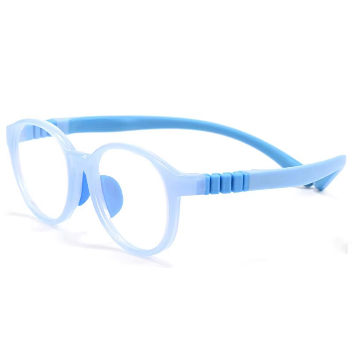 Kính quang học trẻ em tròn chống trượt bằng silicone Kính quang học trẻ em tròn chống trượt bằng silicone